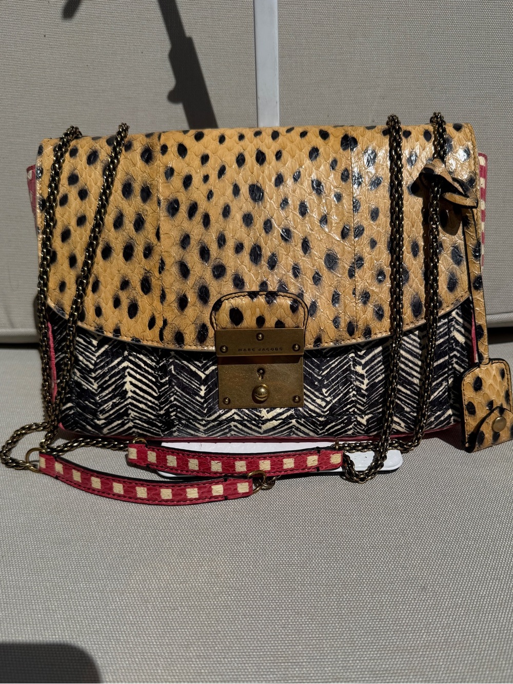 Marc Jacobs Rare Runway Fall 2013 Mini Polly Crossbody Python Elaphe Bag - Picture 10 of 16